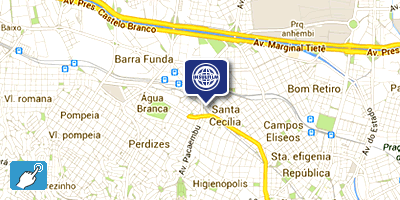 Localização Loja Pacaembu.